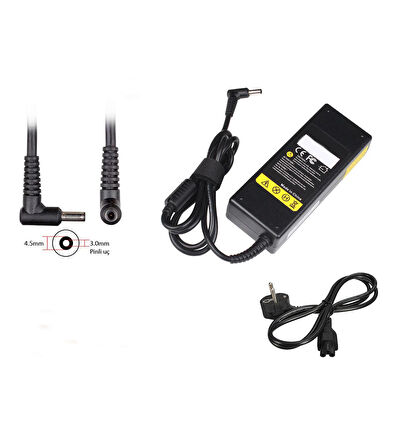 Asus 90W 19V 4.74A 4.5x3.0 mm İğne Uçlu Notebook Adaptör Laptop Şarj