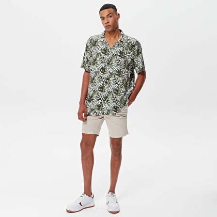 Nautica Erkek Gri Bermuda