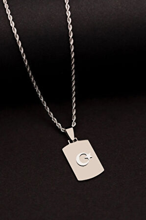 Erkek Çelik Kolye - Ayyıldız Model Erkek Çelik Kolye