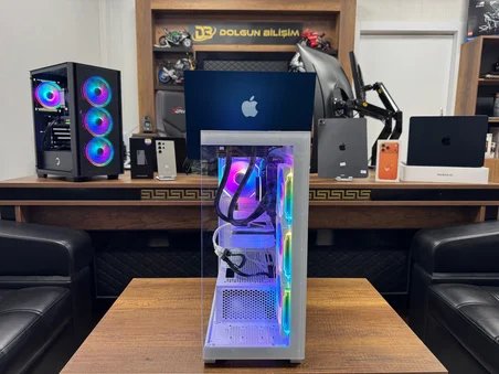 Dolgun Teknoloji 4757 R5-7500F 32GB 1TB RTX5070 12GB Beyaz OEM Oyuncu Kasası