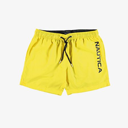Nautica Erkek Sarı Regular Fit Deniz Şortu