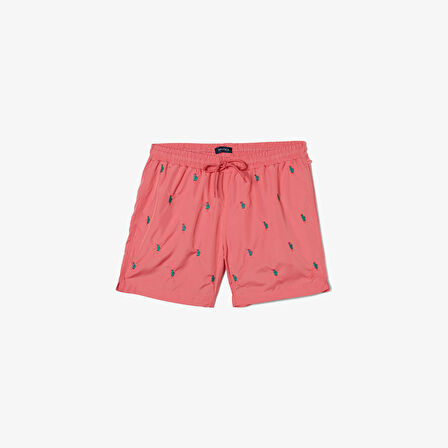 Nautica Erkek Pembe Desenli Deniz Şortu