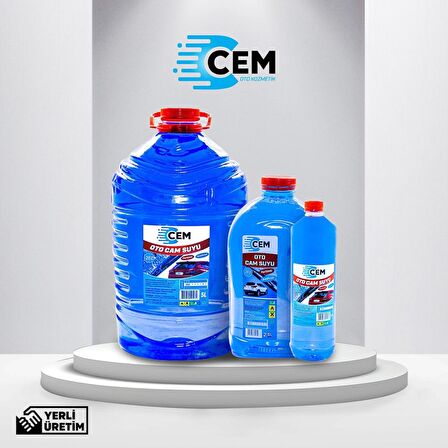 CEM CAR CARE Cam Suyu Antifriz İçerikli -20 DERECE 5 LT