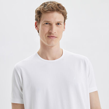 Nautica Erkek Beyaz T-Shirt