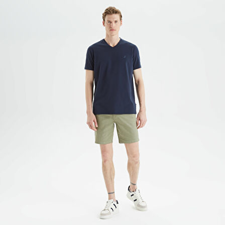 Nautica Erkek Lacivert Standart Fit T-Shirt