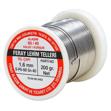 60/40 Lehim Teli 1.6 MM – 200 GR