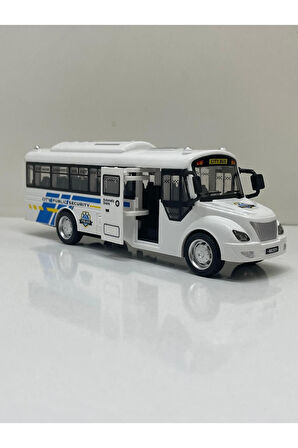 Okul Servis Otobüsü Sesli Işıklı Kapıları Açılabilen 20 Cm (TEK ADET FİYATIDIR)