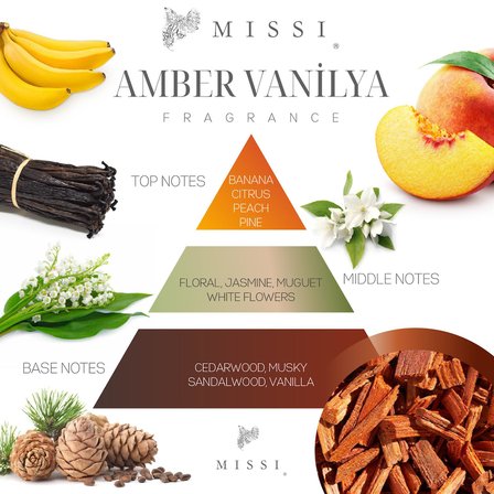 250 ml Amber Vanilya Yedek Esans