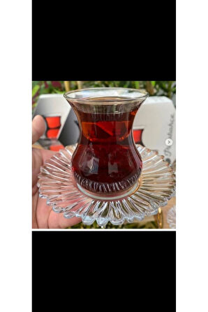 PAŞABAHCE 95961 AURORA ÇAY BARDAĞI TAKIMI 6 KİŞİLİK 12 PARÇA
