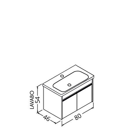 Aden 80 Cm Alt Modül