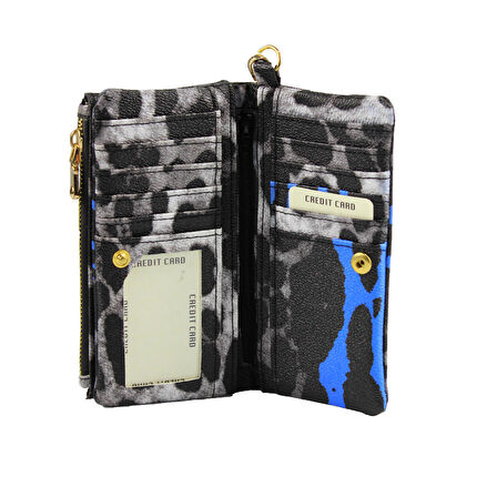 SİA ÇANTA Ollbag Kadın Cüzdan Yumuşak Narin Doku , Çok Gözlü İç Tasarım , Ayrılabilir Fermuarlı Tlf Gözlü Mükemmel Kalite İşçilik