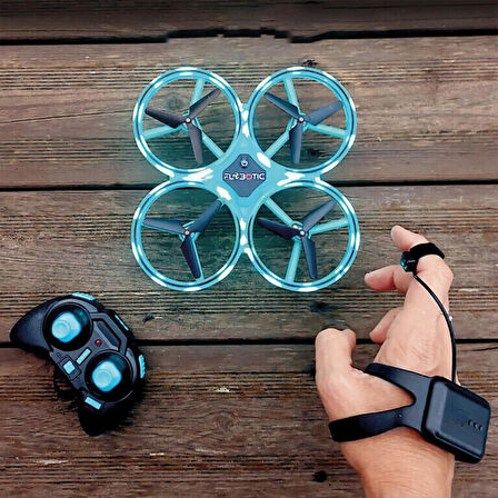 Uzaktan Kumandalı Flash Led Işıklı 360° Derece Drone