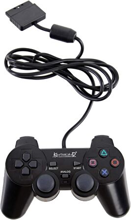 Kontorland PS2 Uyumlu USB Kablolu Oyun Kolu Controller P2H