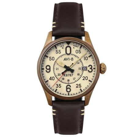 AVI-8 Spitfire Bronze AV-4090-07 Otomatik Erkek Kol Saati