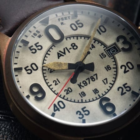 AVI-8 Spitfire Bronze AV-4090-07 Otomatik Erkek Kol Saati