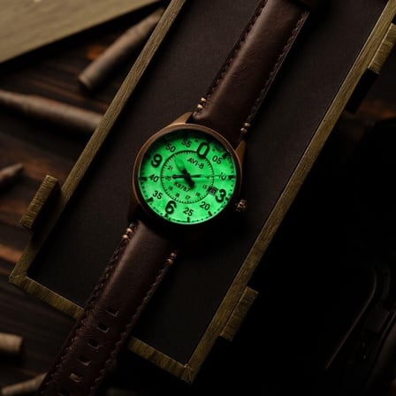 AVI-8 Spitfire Bronze AV-4090-07 Otomatik Erkek Kol Saati