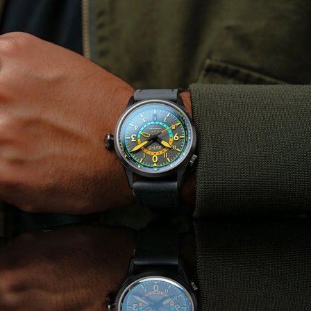 AVI-8 Flyboy Wingman Worldtimer GMT AV-4120-04 Otomatik Erkek Kol Saati