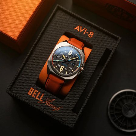 AVI-8 BELL X-1 Machbuster AV-4115-01 Otomatik Erkek Kol Saati