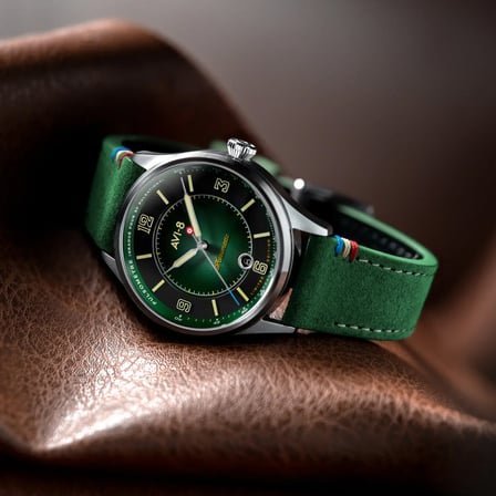 AVI-8 Flyboy AV-4153-01 Lafayette 110th Anniversary Limited Edition Otomatik Erkek Kol Saati