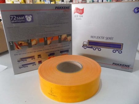 PAKKENS 3M REFLEKTİF (FOSFOR) ŞERİT SARI (55MMX50M) PAK.5710923704