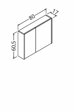 Begonya 80 Cm Üst Modül