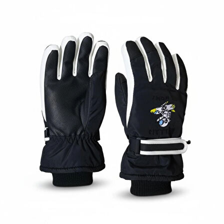 9-15 Yaş Erkek Çocuk Şişme Kar Kayak Eldiveni