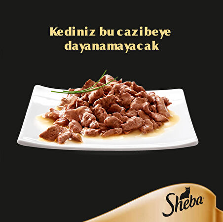 Sheba Etli Seçenekler 4X85 gr 13 paket (52 Tekli Paket)