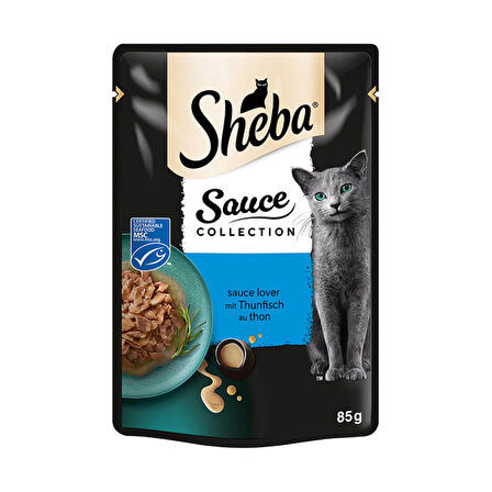 Sheba Ton Balıklı Yetişkin Kedi Yaş Mama 85 Gr