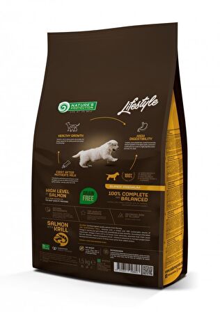 Lifestyle Tahılsız Somonlu ve Karidesli Başlangıç Yavru Köpek Maması 1.5 Kg