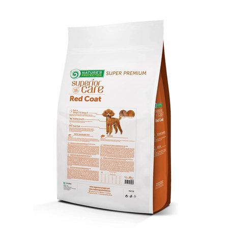 Nature's Protection Superior Care Kızıl/Kahverengi Tüylü Köpekler İçin Tahılsız Somonlu Küçük Irk Yavru Köpek Maması 1,5 Kg