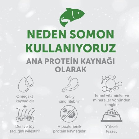 Nature's Protection Superior Care Kızıl/Kahverengi Tüylü Köpekler İçin Somonlu Tahılsız Küçük Irk Köpek Maması 10 kg
