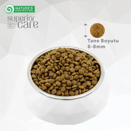 Nature's Protection Superior Care Kızıl/Kahverengi Tüylü Köpekler İçin Somonlu Tahılsız Küçük Irk Köpek Maması 10 kg