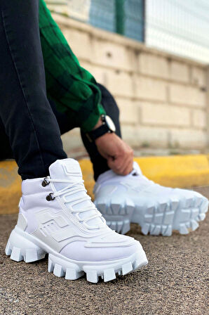 Big King Beyaz Dozer Taban Unisex Günlük Spor Bot