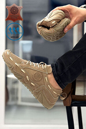 Big King Nubuk Hakiki Deri Spider Erkek Çarık Ayakkabı