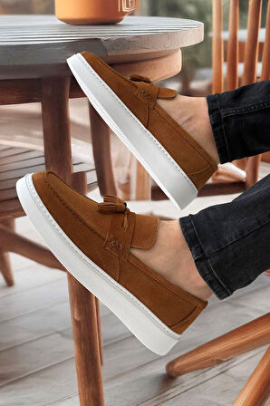 Big King Hakiki Deri Püsküllü Hafif Erkek Klasik Ayakkabı