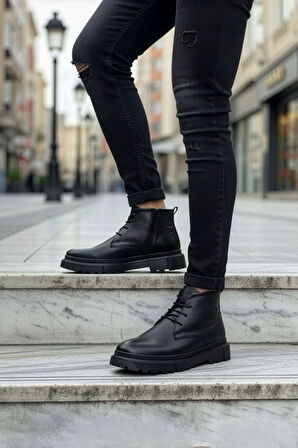 Big King Hakiki Deri Erkek Yarım Bot