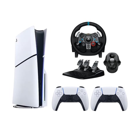Playstation 5 Slim Cd'li Edition + 2. Dualsense + G29 Driving Force Yarış Direksiyonu + Shifter