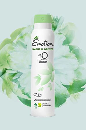 Natural Breeze Kadın Vegan Deodorant 6x150ml Hızlı Kurur, Leke Bırakmaz