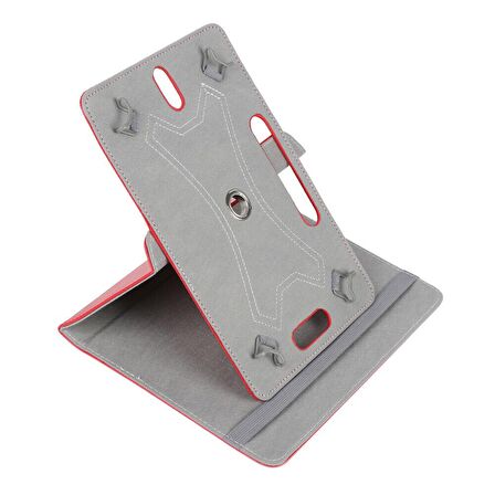 Piranha 8 inç Tabletlere Uyumlu 360° Dönebilen Standlı Kapaklı Universal Tablet Kılıfı