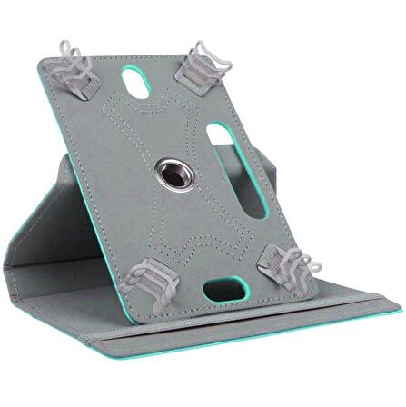 Piranha 8 inç Tabletlere Uyumlu 360° Dönebilen Standlı Kapaklı Universal Tablet Kılıfı