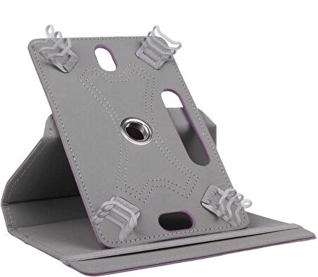 Apple iPad Mini 1-2-3-4-5 Uyumlu 7.9 inç 360° Dönebilen Standlı Kapaklı Universal Tablet Kılıfı