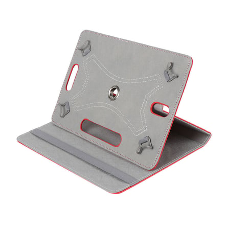 Fuchsia iPad Mini 4-5 ile Uyumlu 7.9 inç 360° Dönebilen Standlı Kapaklı Universal Tablet Kılıfı