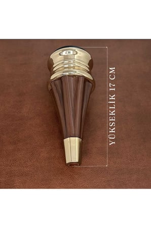 Zümrüt Kahve Gold  Mobilya Koltuk Ayağı Chester Komidin Tv Ünitesi Vestiyer Ayağı 17 Cm 4 Adet
