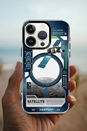  iPhone 15 Pro Uyumlu Aerospace Magsafe Telefon Kılıfı