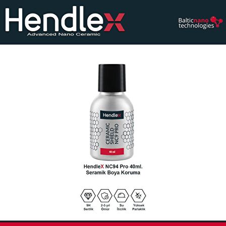 HENDLEX Seramik Boya Koruma / NC9 Pro 40ml Şişe