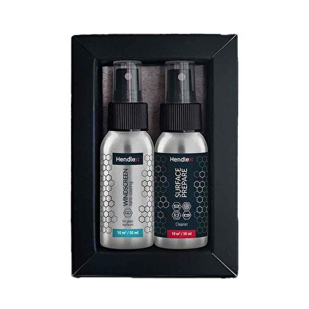 HENDLEX Cam Temizlik ve Su İtici Set 50ml.x2