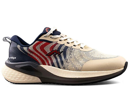 OWNDAYS M-5245 Erkek Anorak Sneaker Spor Ayakkabı KREM_LACİVERT