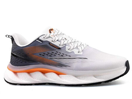 OWNDAYS M-5255 Erkek Anorak Sneaker Spor Ayakkabı BEYAZ_SİYAH