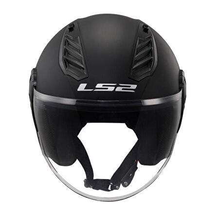 LS2 AIRFLOW 2 MAT SİYAH YARIM KASK