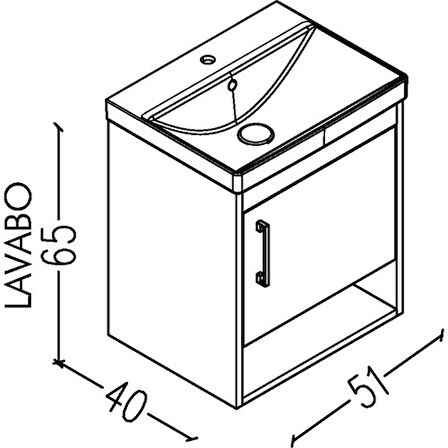 Samba 50 Cm Alt Modül